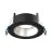 Noxion LED Kohdevalaisin Ares Syvä ring Musta -   Inner Rengas Hopea | Odetnij 68mm - incl. GU10 Fitting
