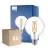Monipakkaus 6x Philips MASTER Value LED Globe E27 93mm Filament Kirkas 5.9W 806lm - 922-927 Erittäin Lämmin Valkoinen | Paras Värintoisto - Himmennettävä - Korvaa 60W