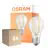 Monipakkaus 6x Osram LED Superstar E27 Päärynä Filament Kirkas 7.5W 1055lm - 940 Kylmä Valkoinen | Paras Värintoisto - Himmennettävä - Korvaa 75W