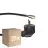 Monipakkaus 25x Noxion Power Virtajohto Musta - Schuko Europlug + Avoimet päät - 3m - 3 pole 0,75mm2