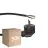 Monipakkaus 50x Noxion Power Virtajohto Musta - Schuko Europlug + Avoimet päät - 3m - 3 pole 0,75mm2