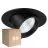 Monipakkaus 6x Noxion LED Kohdevalaisin Forza V2 Aluminium Musta 28/32/36/40W - 3300/3700/4100/4500lm 36D - 930-940-957 CCT | 160mm - Odetnij 145mm - Paras Värintoisto