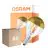 Monipakkaus 6x Osram Classic LED E14 Pallo Filament Kirkas 4W 380lm - 827 Erittäin Lämmin Valkoinen | Korvaa 34W