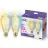 Kaksipakkaus 2x WiZ Smart LED E27 Edison Filament Kulta 7W 640lm | Paras Värintoisto - Himmennettävä - Korvaa 50W