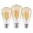 Monipakkaus 3x Eglo LED Edison E27 Filament Keltainen 4W 400lm - 822 Erittäin Lämmin Valkoinen | Korvaa 40W