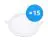 Monipakkaus 15x Bright Choice LED Alasvalo UltraSlim 15W 1200lm 110D - 840 Kylmä Valkoinen | 190mm - Odetnij 175mm