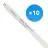 Monipakkaus 10x Noxion LED Putki T5 Avant Extreme (HF) High Efficiency 16W 2160lm - 830 Lämmin Valkoinen | 115cm - Korvaa 28W