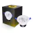 Bright Choice LED Alasvalo Pyöreä Kallistettava 15W 1200lm 60D - 930 Lämmin Valkoinen | 135mm - Odetnij 110mm - UGR 