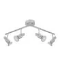 Ledvance LED Kohdevalaisin GU10 Aluminium 4x 3W - 827 Erittäin Lämmin Valkoinen 