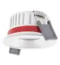 Ledvance LED Kohdevalaisin Fire Rated Aluminium Valkoinen 8W 720lm 36D - 940 Kylmä Valkoinen | Odetnij 68mm - IP65 - Paras Värintoisto - Himmennettävä