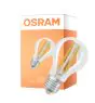 Osram Classic LED E27 Päärynä Filament Kirkas 2.2W 470lm Ultra Efficiency - 840 Kylmä Valkoinen | Korvaa 40W