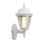Ansell LED Seinävalaisin Latina Lyhty Valkoinen - Sopii E27 Jopa 42W | IP65 - Liike- ja valotunnistin