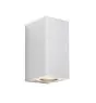 Nordlux Canto Maxi Kubi 2 Seinävalaisin Aluminium Valkoinen Up & Down | IP44 - Sopii 2x GU10