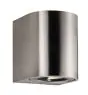 Nordlux Canto 2 Seinävalaisin Ruostumaton Teräs Up & Down - 10.6W 500lm - 830 Lämmin Valkoinen | IP44