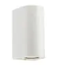 Nordlux Canto Maxi 2 Seinävalaisin Aluminium Valkoinen Up & Down | IP44 - Sopii 2x GU10