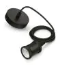 Philips Cord Vintage E27 Musta