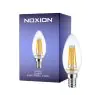Noxion Lucent LED E14 Kynttilä Filament Kirkas 4.5W 470lm - 827 Erittäin Lämmin Valkoinen | Korvaa 40W