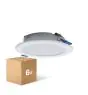 Monipakkaus 6x Monipakkaus 6x LED Alasvalo Pan 6W 480lm 840 Kylmä Valkoinen | 93mm - Odetnij 75mm