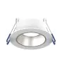 Noxion LED Kohdevalaisin Ares Syvä ring Valkoinen -   Inner Rengas Hopea | Odetnij 68mm - incl. GU10 Fitting