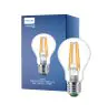 Philips Master Ultra Efficient LED E27 Päärynä Filament Kirkas 4W 840lm - 827 Erittäin Lämmin Valkoinen | Himmennettävä - Korvaa 60W