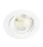Any Lamp Upotettu Spot Pyöreä Kallistettava Valkoinen | Odetnij 75mm - GU5.3 Kanta