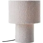 Brilliant Pöytävalaisin Teddy Metalli- Tekstiili Harmaa | 230mm - Sopii 1x E27