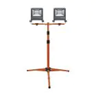 Ledvance LED Valonheitin Työvalaisin Tripodi Tumma Harmaa 2X50W 9000lm 120D - 840 Kylmä Valkoinen | IP65 - Symmetrinen