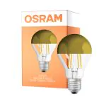 Osram Classic LED E27 Päärynä Filament Mirror Kulta 6.5W 650lm - 827 Erittäin Lämmin Valkoinen | Korvaa 50W
