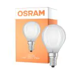 Osram Classic LED E14 Pallo Filament Matta 2.8W 250lm - 827 Erittäin Lämmin Valkoinen | Himmennettävä - Korvaa 25W