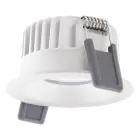 Ledvance LED Kohdevalaisin Fix Aluminium Valkoinen 8W 680lm 36D - 930 Lämmin Valkoinen | Odetnij 68mm - IP44 - Paras Värintoisto - Himmennettävä