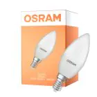 Osram Classic LED E14 Kynttilä Matta 7.5W 806lm - 840 Kylmä Valkoinen | Korvaa 60W