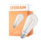 Osram Vintage 1906 LED E27 Edison Filament Kirkas 7.2W 806lm - 927 Erittäin Lämmin Valkoinen | Paras Värintoisto - Himmennettävä - Korvaa 60W
