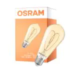 Osram Vintage 1906 LED E27 Edison Filament Kulta 8W 806lm - 922 Erittäin Lämmin Valkoinen | Paras Värintoisto - Himmennettävä - Korvaa 60W