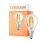 Osram LED Classic LED E14 Päärynä Filament Kirkas 1.2W 255lm - 840 Kylmä Valkoinen | Korvaa 25W