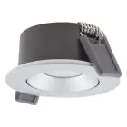 Ledvance LED Kohdevalaisin Air Adjust Aluminium hopea 4W 320lm 36D - 930 Lämmin Valkoinen | Odetnij 68mm - IP23 - Paras Värintoisto - Himmennettävä