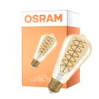 Osram Vintage 1906 LED E27 Edison Filament Kulta 8.8W 806lm - 824 Erittäin Lämmin Valkoinen | Himmennettävä - Korvaa 60W