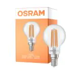 Osram Classic LED E14 Pallo Filament Kirkas 2.2W 470lm - 840 Kylmä Valkoinen | Korvaa 40W