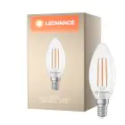 Ledvance Classic LED E14 Kynttilä Filament Kirkas 3.8W 806lm - 827 Erittäin Lämmin Valkoinen | Korvaa 60W