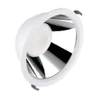 Ledvance LED Alasvalo Comfort Aluminium Valkoinen 42W 5000lm 55D - 930-940 CCT | 265mm - Odetnij 250mm - IP44 - Paras Värintoisto - UGR