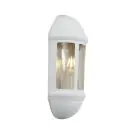 Ansell LED Seinävalaisin Latina  Puolikas Lyhty Valkoinen - Sopii E27 Jopa 42W | IP65