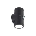 Ansell Seinävalaisin Reef Musta Up & Down - Ulkona - 10W 885lm 90D - 830-840-860 CCT | IP65 -Liike- ja Valotunnistin