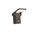 Ansell LED Seinävalaisin Tempo 90D Kallistettava Grafiitti 10W 685lm - 830 Lämmin Valkoinen | IP54 - Liike- ja valotunnistin
