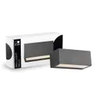 D'Lite Seinävalaisin Bello Musta Up & Down 12W 850lm - 830 Lämmin Valkoinen| IP54