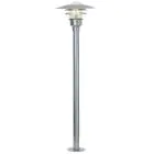 Nordlux Lønstrup 32 Jalustalamppu Teräs ja Lasi Harmaa | 320mm - IP44 - Sopii E27
