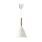DFTP by Nordlux Pure 20 Riippuvalaisin Metalli- ja Puu Valkoinen | Sopii E27