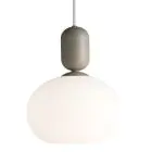 Nordlux Notti 20 Riippuvalaisin Lasi Harmaa | Sopii 1x E27