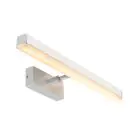 Nordlux Otis 60 Seinävalaisin Aluminium Kromi 17W 1650lm 930 Lämmin Valkoinen | IP44 - Paras Värintoisto - 3Step Himmennettävä