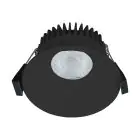 Nordlux Downlight Albric Aluminium Musta 8W 590lm 38D - 927 | 90mm - IP44 - Paras Värintoisto - Himmennettävä
