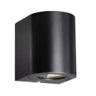Nordlux Canto 2 Seinävalaisin Aluminium Musta Up & Down 10.6W 500lm - 830 Lämmin Valkoinen
