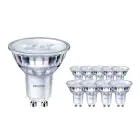 Monipakkaus 10x Philips Corepro LED Kohdevalaisin GU10 PAR16 4.6W 370lm 36D - 830 Lämmin Valkoinen | Korvaa 50W